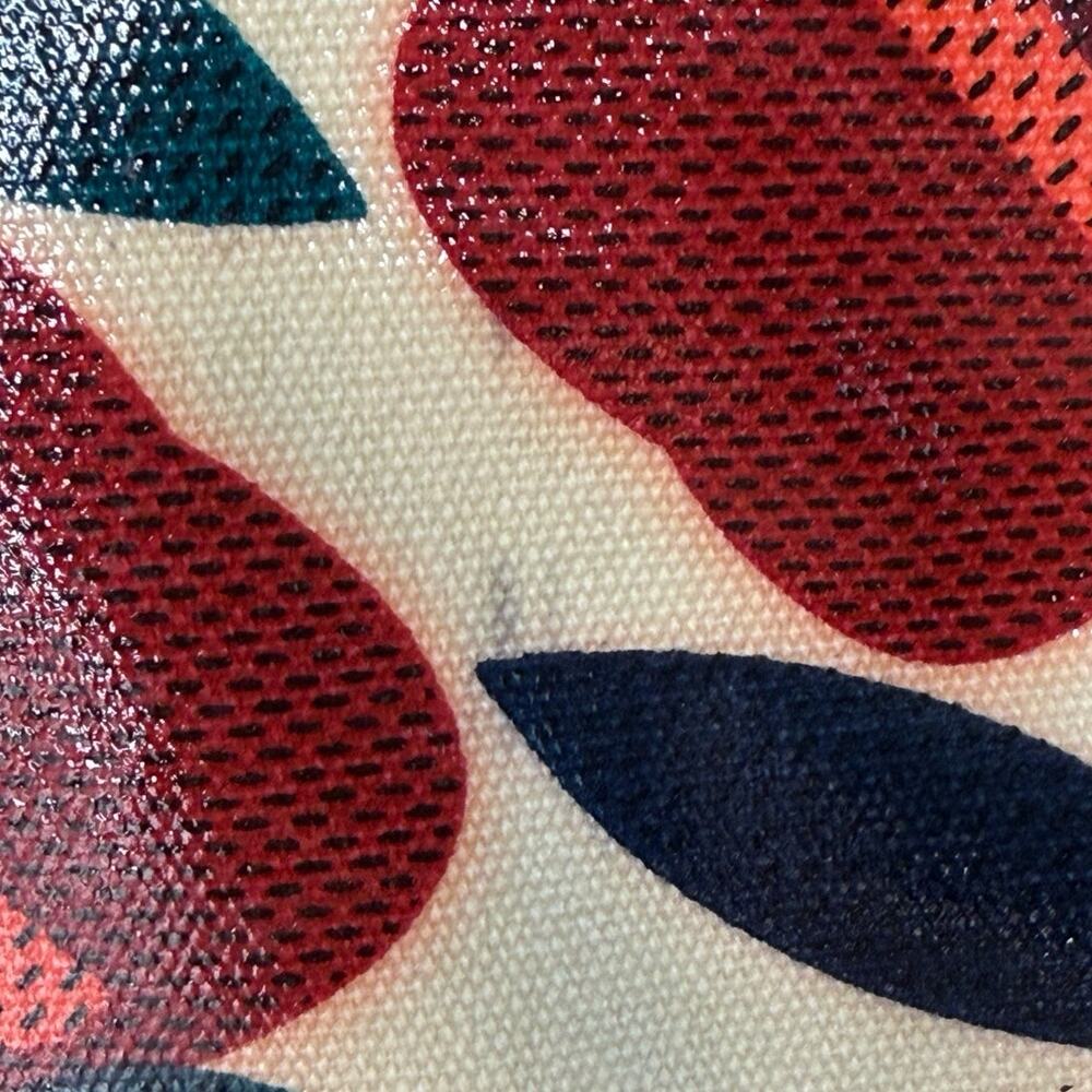 Fossil Retro Floral Crossbody Bag Mod 60s Print Coated Canvas Adjustable Strap - Picture 9 of 14